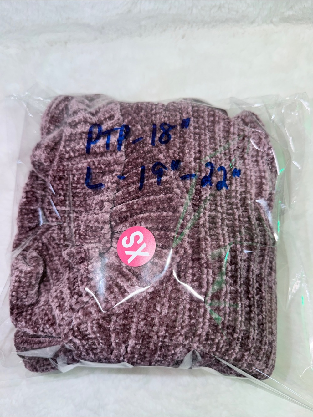 Pink Rose XS Mauve Turtleneck Chenille Girlhoodcore Summer Cabin Sweater ๐ - Picture 3 of 5